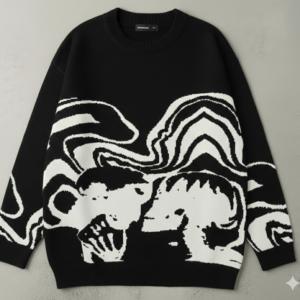 Suéter Abstract Flow Knit Sweater